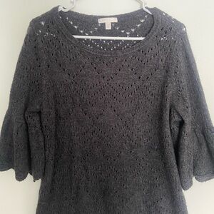 LC Lauren Conrad 3/4 bell sleeve sweater sz L